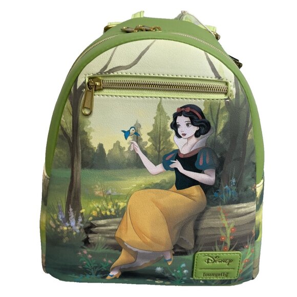 Loungefly Disney Snow White And The Seven Dwarfs  Mini Backpack Green main image 6